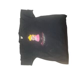 VTG 2000s Princess Peach Rhinestone T-Shirt - Nintendo Mario Y2K Baby Tee Large